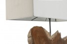 TABLE LAMP TEAK IRON 60X20X55 HECHO A MANO LA-217901 thumbnail