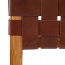 Sengegavl teak treskinn 160x5x120 thumbnail