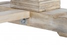 TABLE SOLID WOOD MANGO 215X100X76 DECAPE WHITE thumbnail