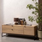 WOOOD SILAS TV UNIT 180CM OAK DECOR [fsc] thumbnail