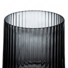 Vase i grått glass 17x17x24 thumbnail