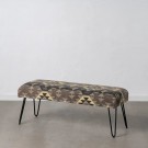 Benk svart-taupe 120x42x48 thumbnail