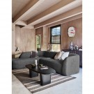 WOOOD SLOPING CORNER SOFA LEFT GREY/BLACK MELANGE thumbnail