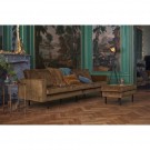 WOOOD RODEO HOCKER ON LEGS VELVET HONEY YELLOW thumbnail