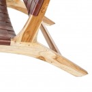 Lenestol teak tre-skinn 87x83x66 thumbnail