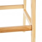 Krakk beige teak tre-skinn 45x57x95 thumbnail