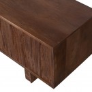 WOOOD LAVISH TV UNIT WITH DESIGNED DOORS WOOD WARM BROWN thumbnail