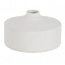 VASE WHITE CERAMIC DECORATION 26 X 26 X 16 CM thumbnail