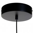 Taklampe svart-gull metall 30x30x24 thumbnail