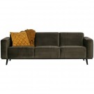 WOOOD STATEMENT 3-SEATER 230 CM VELVET WARM GREEN thumbnail