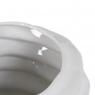 VASE WHITE CERAMIC DECORATION 45 X 44 X 47 CM thumbnail
