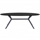 WOOOD BRUNO DINING TABLE OVAL MDF BLACK 220x100CM thumbnail