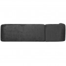 WOOOD SLOPING CORNER SOFA LEFT STRUCTURE VELVET MOUNTAIN thumbnail