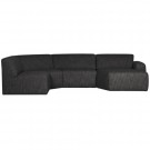 WOOOD AVELON U-SOFA ANTHRACITE MELANGE thumbnail