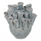 VASE BLUE CERAMIC DECORATION 26 X 26 X 21  thumbnail