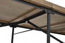 TABLE WOOD METAL 300X100X78 BROWN thumbnail