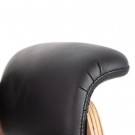 Kontorstol med 5 trinser - NATURAL-BLACK 68 X 62 X 85 CM thumbnail