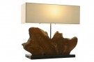TABLE LAMP TEAK IRON 60X20X55 HECHO A MANO LA-217901 thumbnail