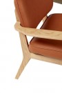 Hübsch Haze Lounge Chair Brown thumbnail