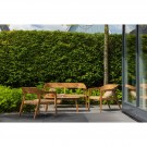 2stk, Chena lenestol lenestol flettet/teak natur thumbnail