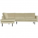 WOOOD RODEO CORNER SOFA LEFT VELVET PISTACHIO thumbnail