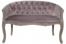COUCH POLYESTER WOOD 107X61X71 PINK MB-158153 thumbnail