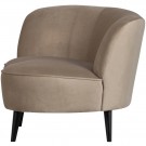 WOOOD SARA LOUNGE ARMCHAIR LEFT VELVET KHAKI thumbnail