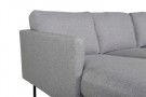 Zoom  u-sofa grå thumbnail