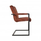 MILO DINING CHAIR RUST VELOUR thumbnail