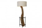 FLOOR LAMP TEAK IRON 75X75X200 LA-217899 thumbnail