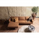 WOOOD RODEO CHAISE LONGUE LEFT COGNAC thumbnail