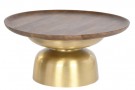 ADRIANE  STEEL MANGO 80X80X38 GOLDEN thumbnail