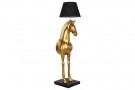 FLOOR LAMP RESIN 47X40X153 HORSE GOLDEN LA-214656 thumbnail