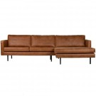 BePureHome RODEO CHAISE LONGUE RIGHT COGNAC thumbnail