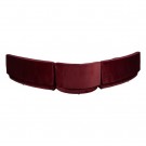 SOFA 3 PIECES BORDEAUX FABRIC ROOM 405 X 112 X 70 CM thumbnail
