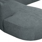 WOOOD POLLY SOFA U-SHAPE LEFT BLUE/GREEN thumbnail