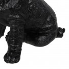 FIGURE BULL DOG BLACK-GOLD POLYRESIN 15,50 X 18,40 X 25,50 C thumbnail