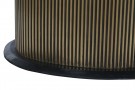 MESA OVALADA COMEDOR BRASS MARBLE 200X110X76 BLACK thumbnail