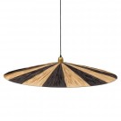 WOOOD Loic anheng stripe sort/naturlig ø95cm thumbnail