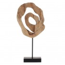 2stk, SCULPTURE NATURAL WAY MANGO WOOD 26 X 9 X 52 CM thumbnail