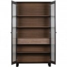 WOOOD GOOS 2-DRS CABINET PINE BLACK/WALNUT [fsc] thumbnail