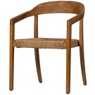2stk, Chena spisestol flettet/teak naturell thumbnail
