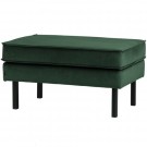 WOOOD RODEO HOCKER ON LEGS VELVET GREEN FOREST thumbnail