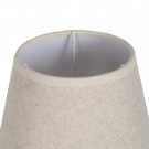 FLOOR LAMP BROWN-CREAM METAL-WEAVE 38 X 34 X 138 CM thumbnail