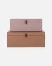 Oppbevaring, HDMetal, Beige/Rose sett a 2  thumbnail