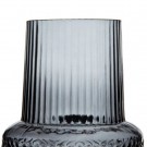2stk, Vase i grått glass 11x11x15 thumbnail