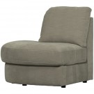 Vtwonen FAMILY 1-SEAT ELEMENT ROUNDCORNER LEFT WOVENFABRIC WARMGREY thumbnail