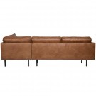 WOOOD RODEO CORNER SOFA RIGHT COGNAC thumbnail