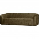 WOOOD SLOPING 3-SEATER SOFA STRUCTURE VELVET BONSAI thumbnail