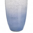 Dekorativ flaske i blått glass 16x16x44 thumbnail
